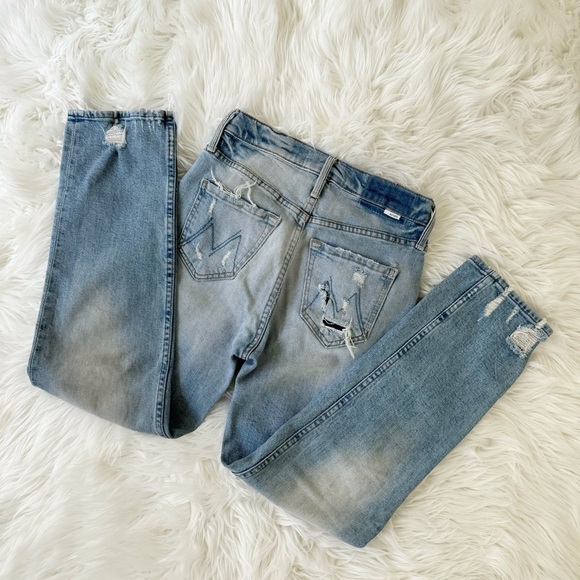 Mother Superior The Tomcat High Rise in The Confessions distressed ankle crop 24 - Picture 12 of 13